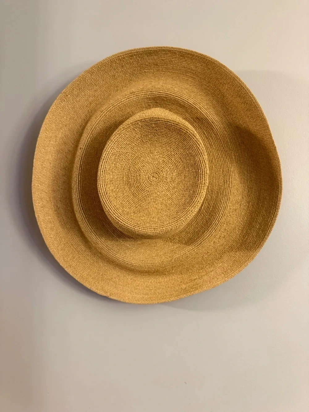 Annabel Ingall Handcrafted Straw Sun Hat Wide Brim Packable Made In USA